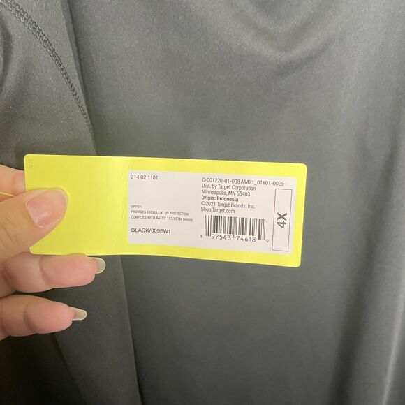 All In Motion Dress Women Plus 4X Black Sleeveless Pocket Athletic UPF 50 Tennis - Picture 5 of 7